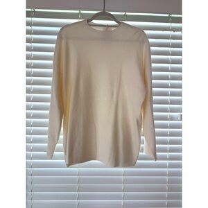 NWT Mango Oversize Knit Sweater Ecru